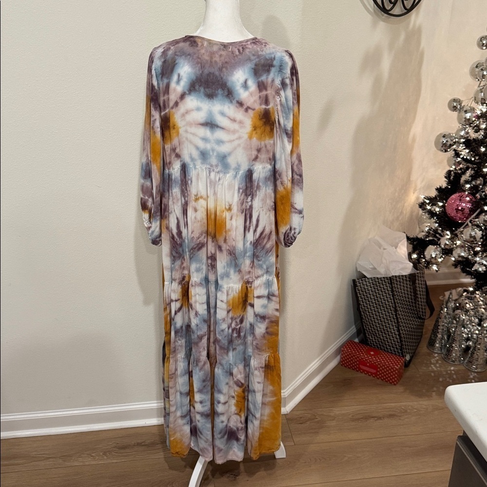 Young Fabulous & Broke Vibrant Tie-Dye Maxi Dress - Picture 6 of 12